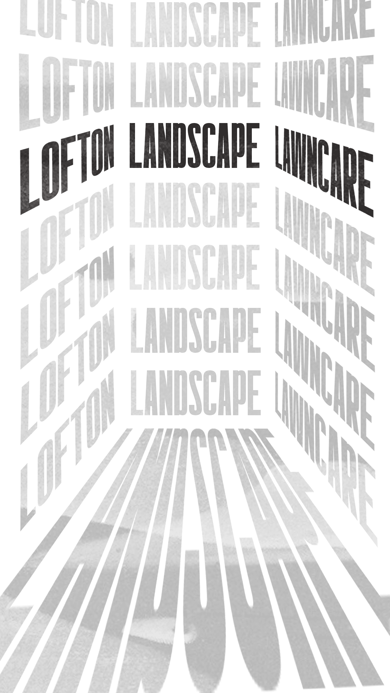 Lofton Landscaping mobile background scene